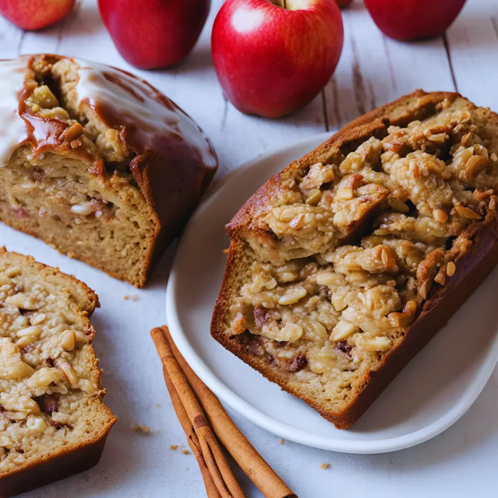 Cinnamon Swirl Apple Oat Bread