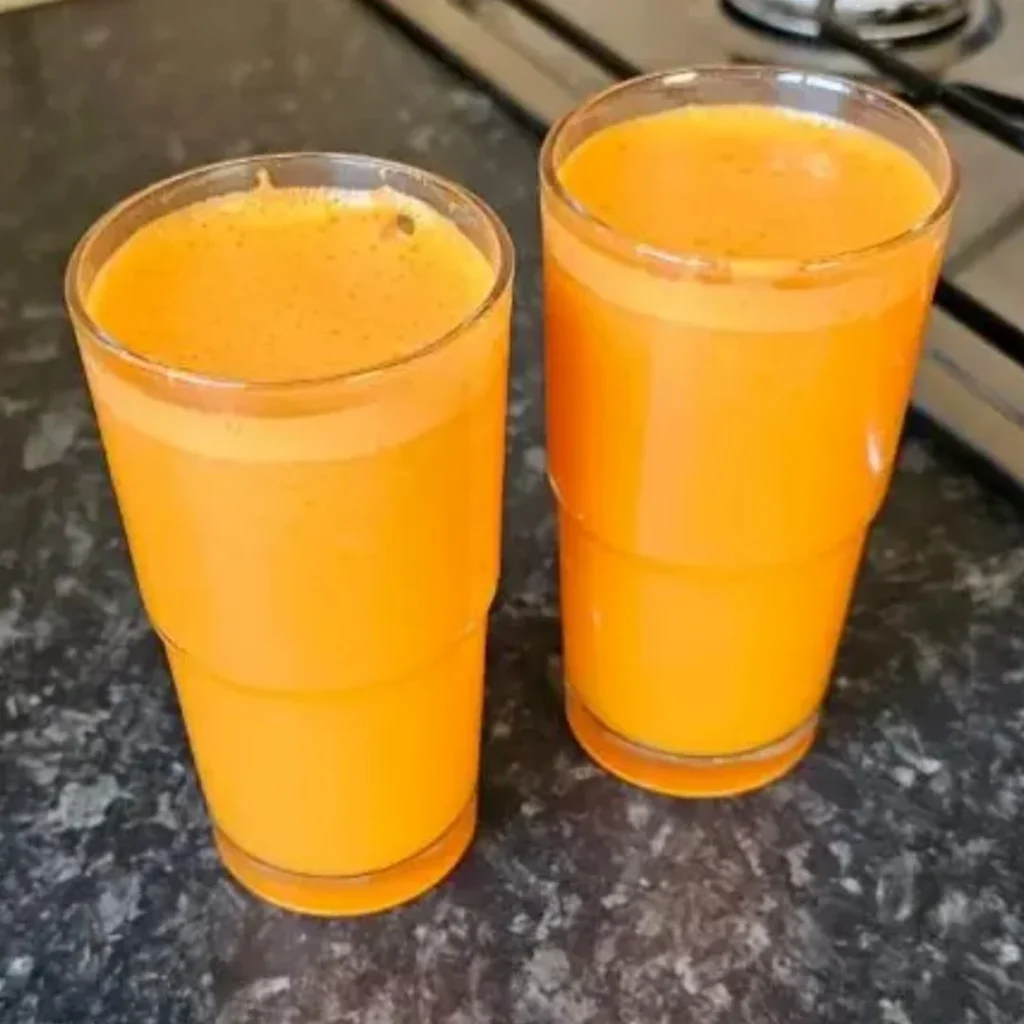 Carrot Orange Ginger Juice Recipe