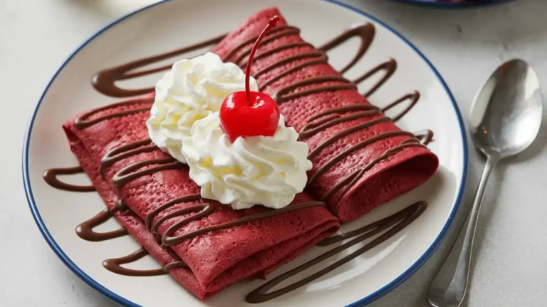 Red Velvet Crepes Recipe