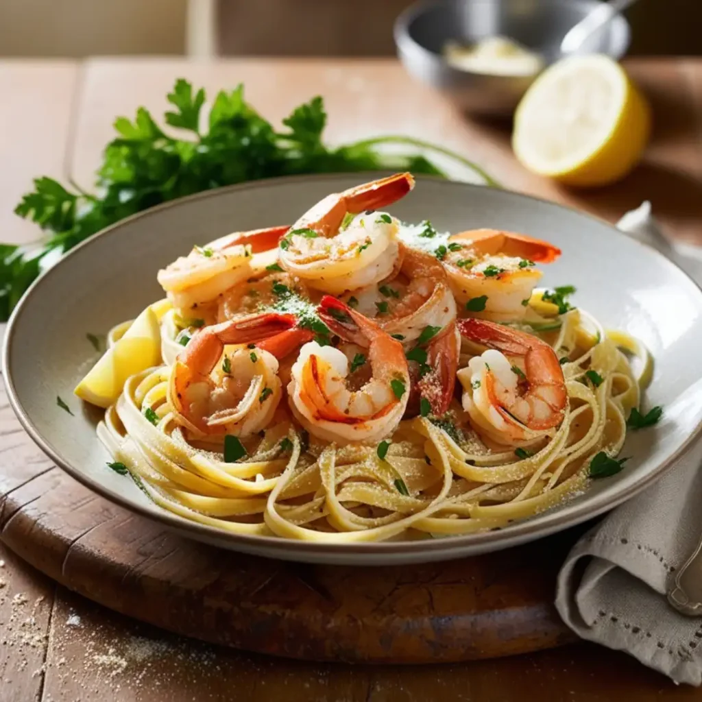 Quick and Easy Shrimp Scampi Pasta Recipe