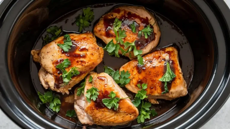 Easy Slow Cooker Balsamic Chicken Recipe