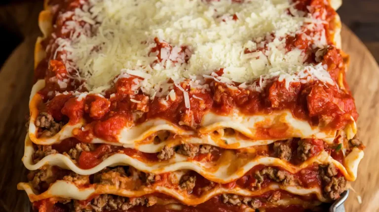 Traditional Lasagna Ingredients