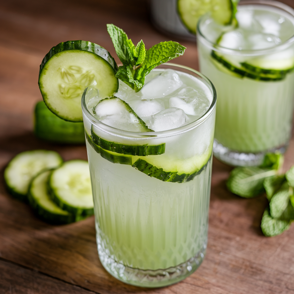 Cucumber Mint Cooler Drink