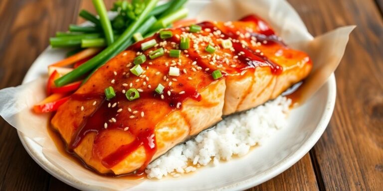 Parchment Teriyaki Salmon Recipe