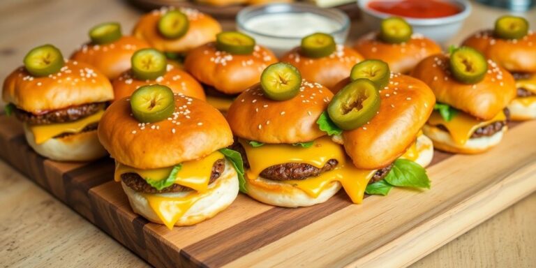 How to Make Mini Cheeseburger Pizza Sliders