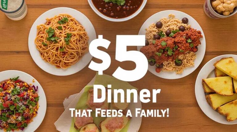 $5 Dinner That Feeds a Family!