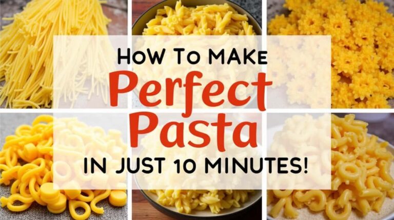 How to Make Perfect Pasta in Just 10 Minutes!