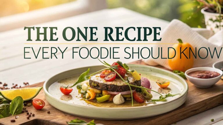 The One Recipe Every Foodie Should Know