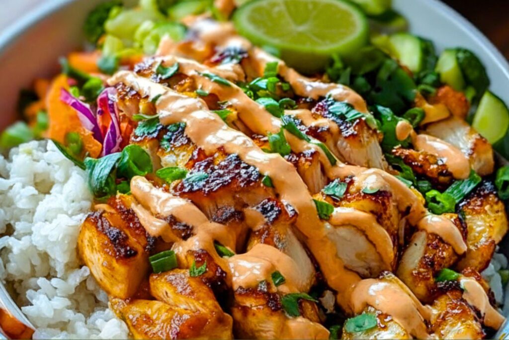 Bang Bang Chicken Bowl recipe