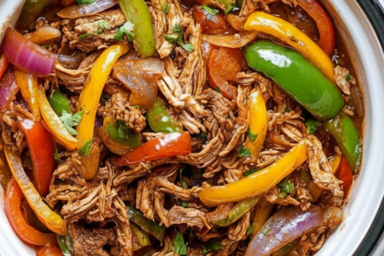 Easy Crockpot Fajitas
